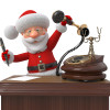 Merry Christmas from the team at APT Publications! Santa Claus With Phone And The Handle