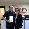 Business Card Draw Winner is Announced! Diana McPhee presenting Corey with his new Google Home